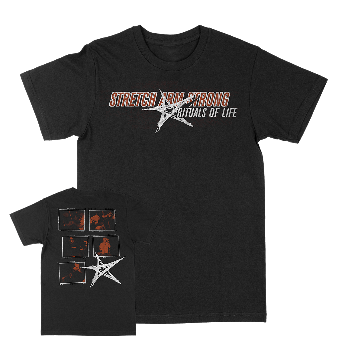 Stretch Arm Strong "Rituals of Life" Black T-Shirt