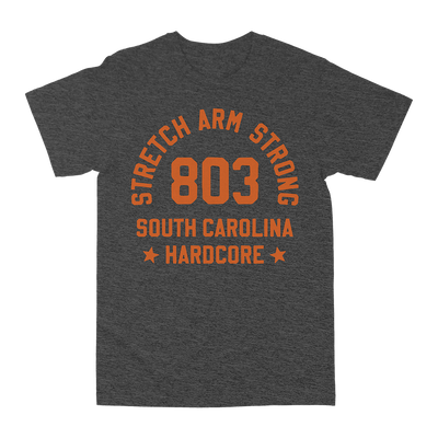 Stretch Arm Strong "Golden Age" Heather Charcoal  T-Shirt