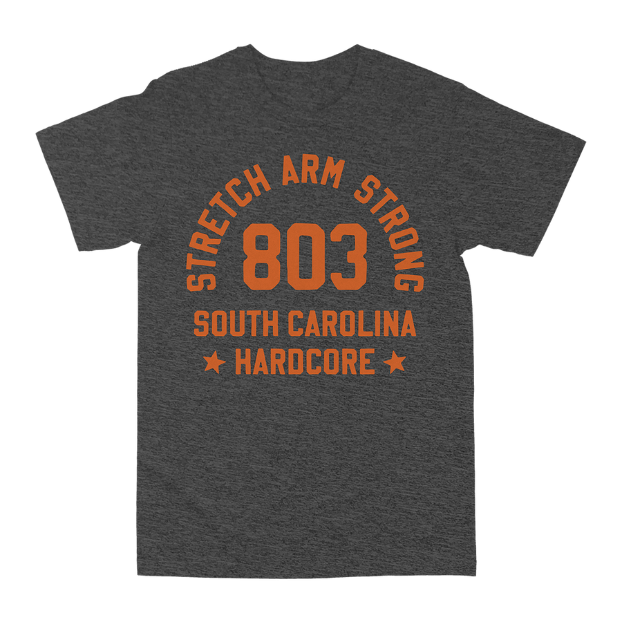 Stretch Arm Strong "Golden Age" Heather Charcoal  T-Shirt