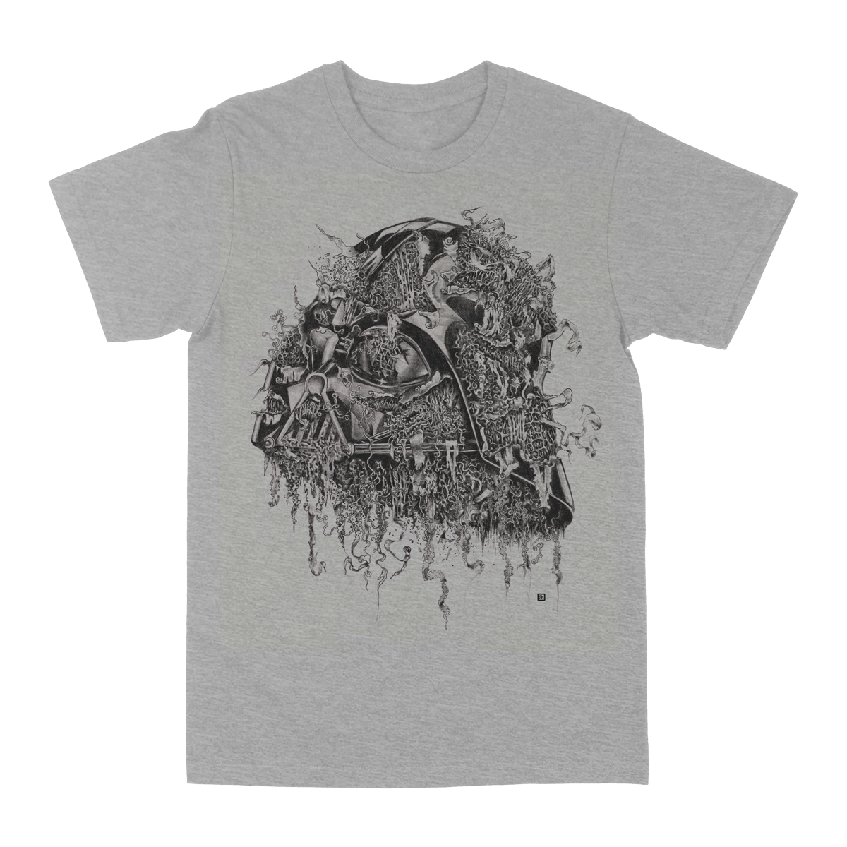 Seldon Hunt "Decayed Toons: Darth" Heather Grey T-Shirt