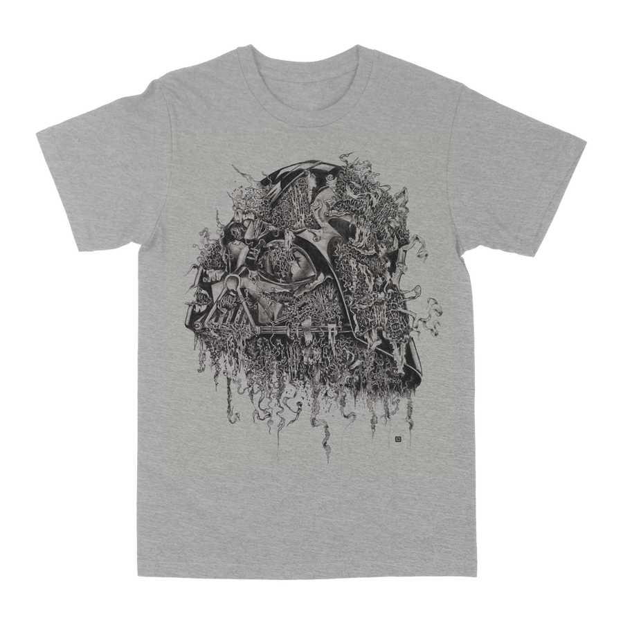 Seldon Hunt "Decayed Toons: Darth" Heather Grey T-Shirt