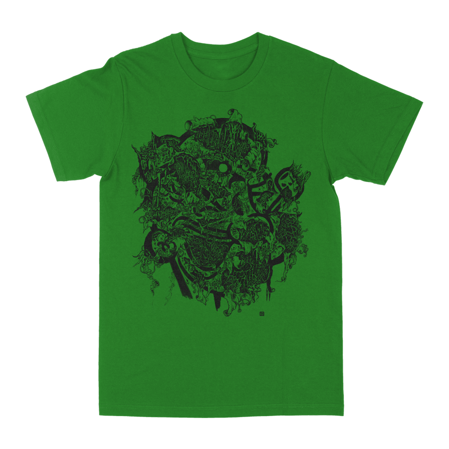 Seldon Hunt "Decayed Toons: Popeye" Green T-Shirt