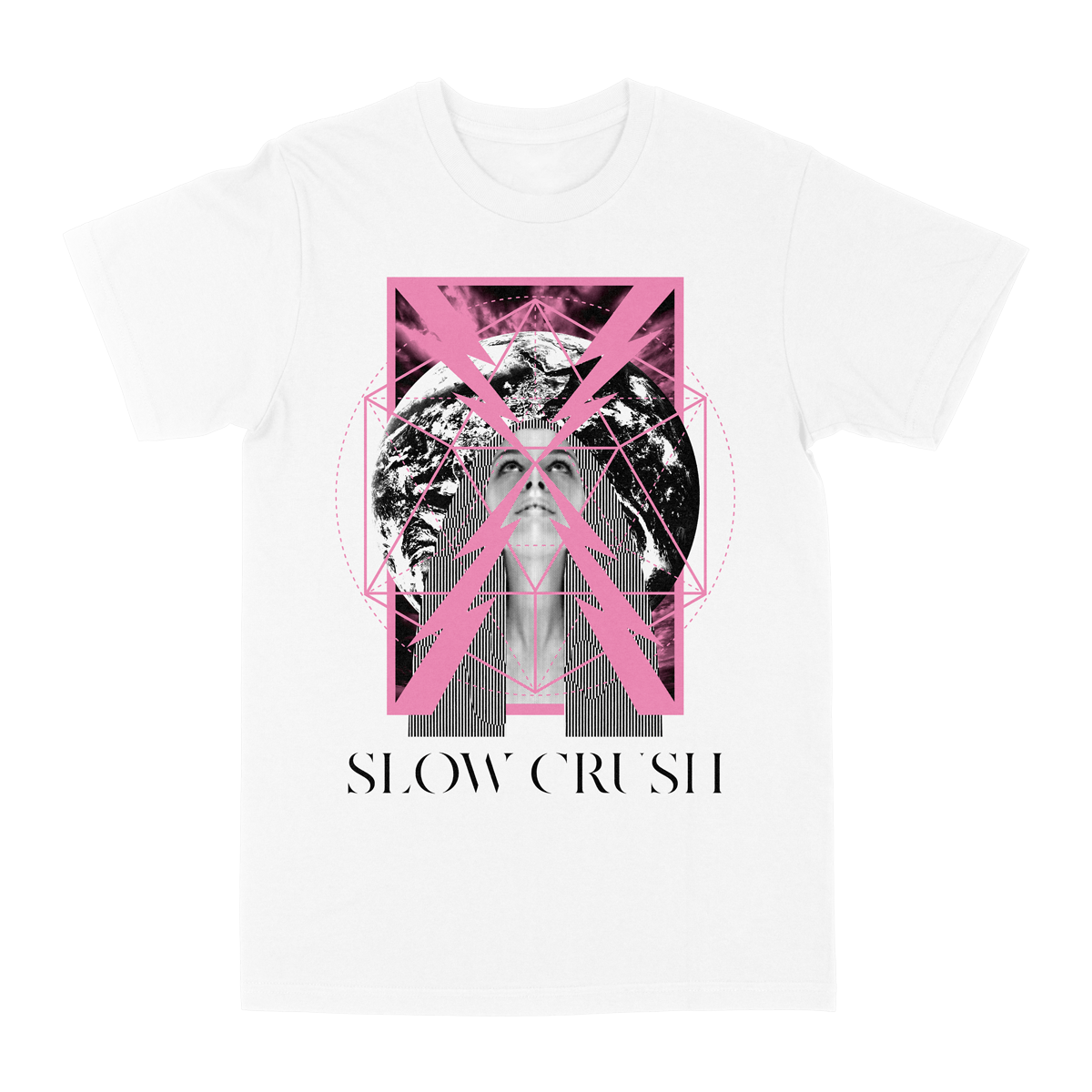 Slow Crush "Earth" White T-Shirt