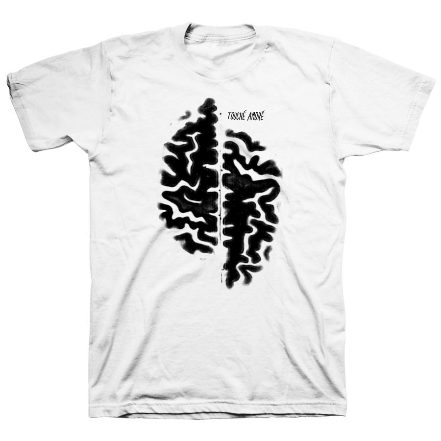 Touche Amore "Brain" White T-Shirt