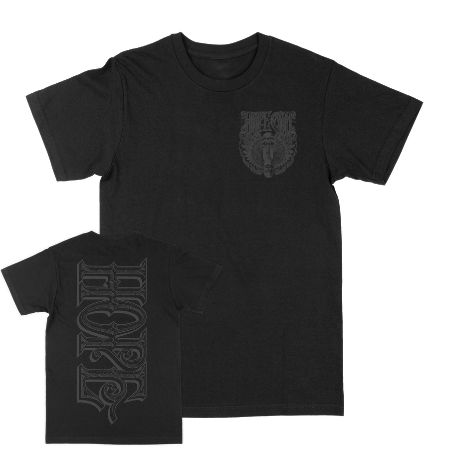 The Hope Conspiracy "Hope: Grey" Black T-Shirt