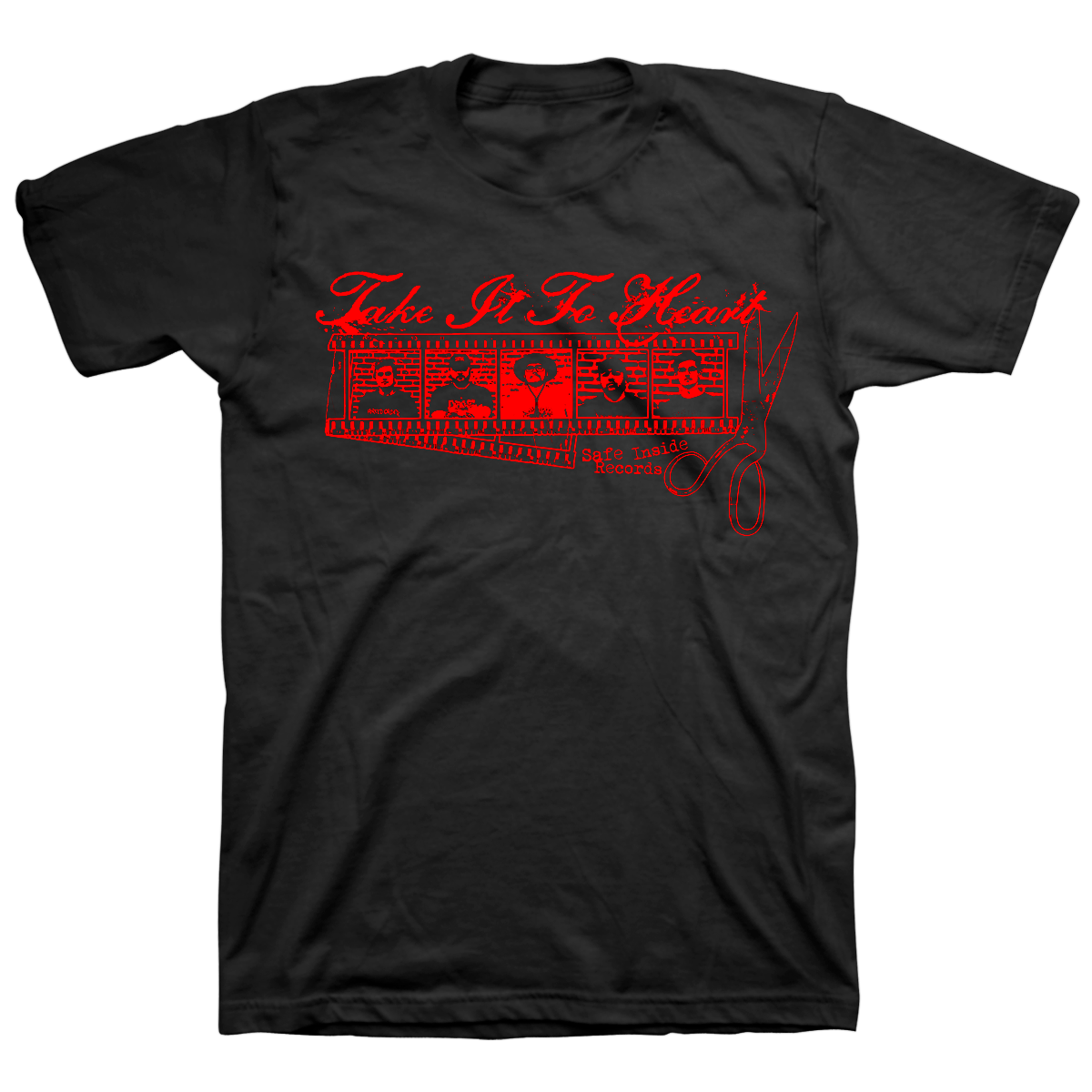 Take It To Heart "Logo Red" Black T-Shirt