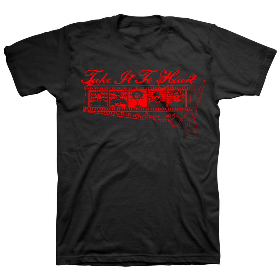 Take It To Heart "Logo Red" Black T-Shirt