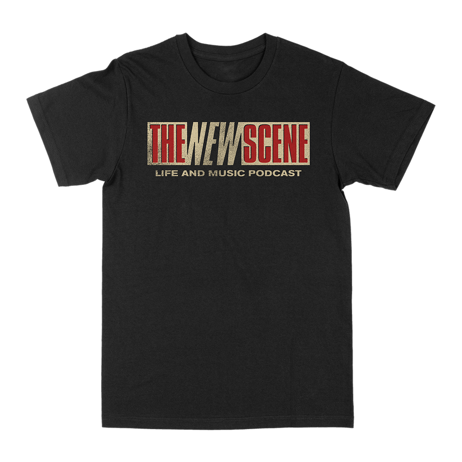 The New Scene "Podcast Logo" Black T-Shirt