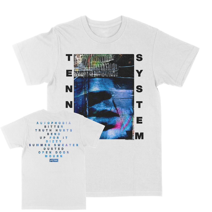 Tennis System "Autophobia" White T-Shirt