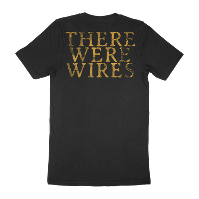 There Were Wires “Gold Skull” Black T-Shirt