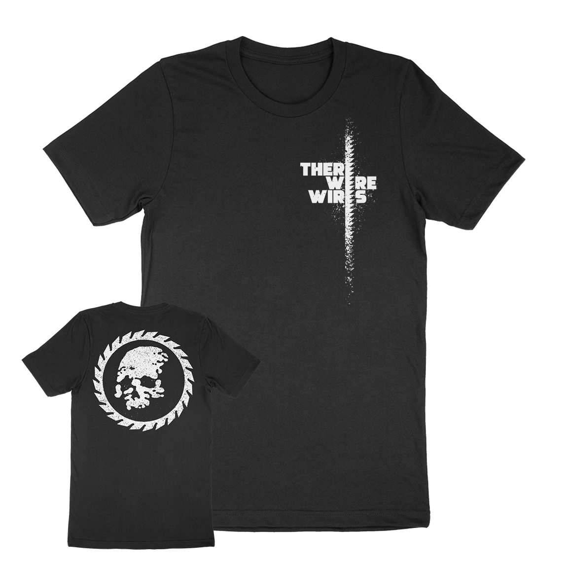 There Were Wires “Live Wires” Black T-Shirt