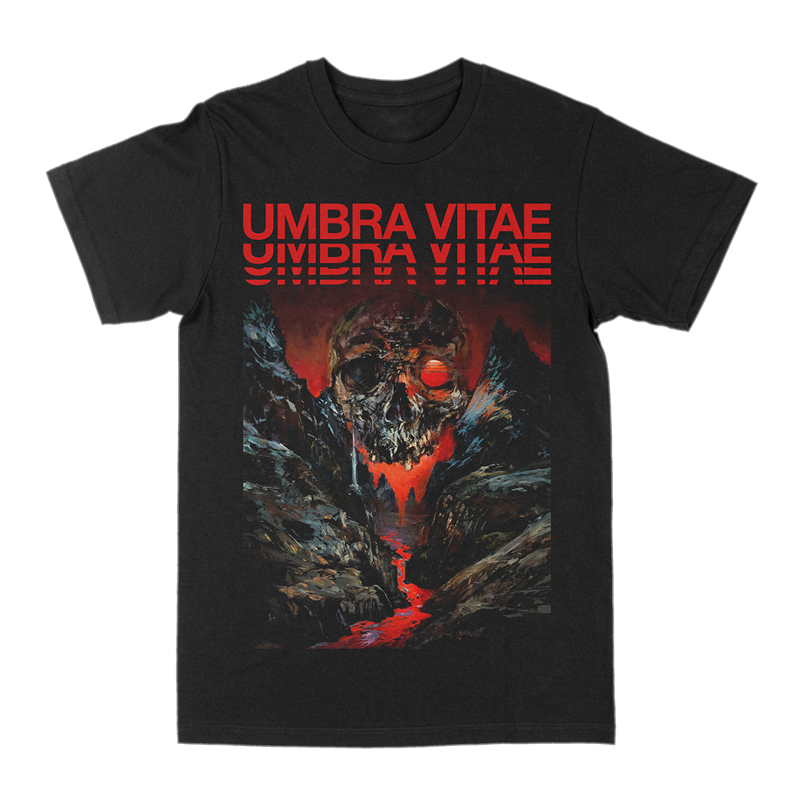 Umbra Vitae "Setting Sun" Black T-Shirt