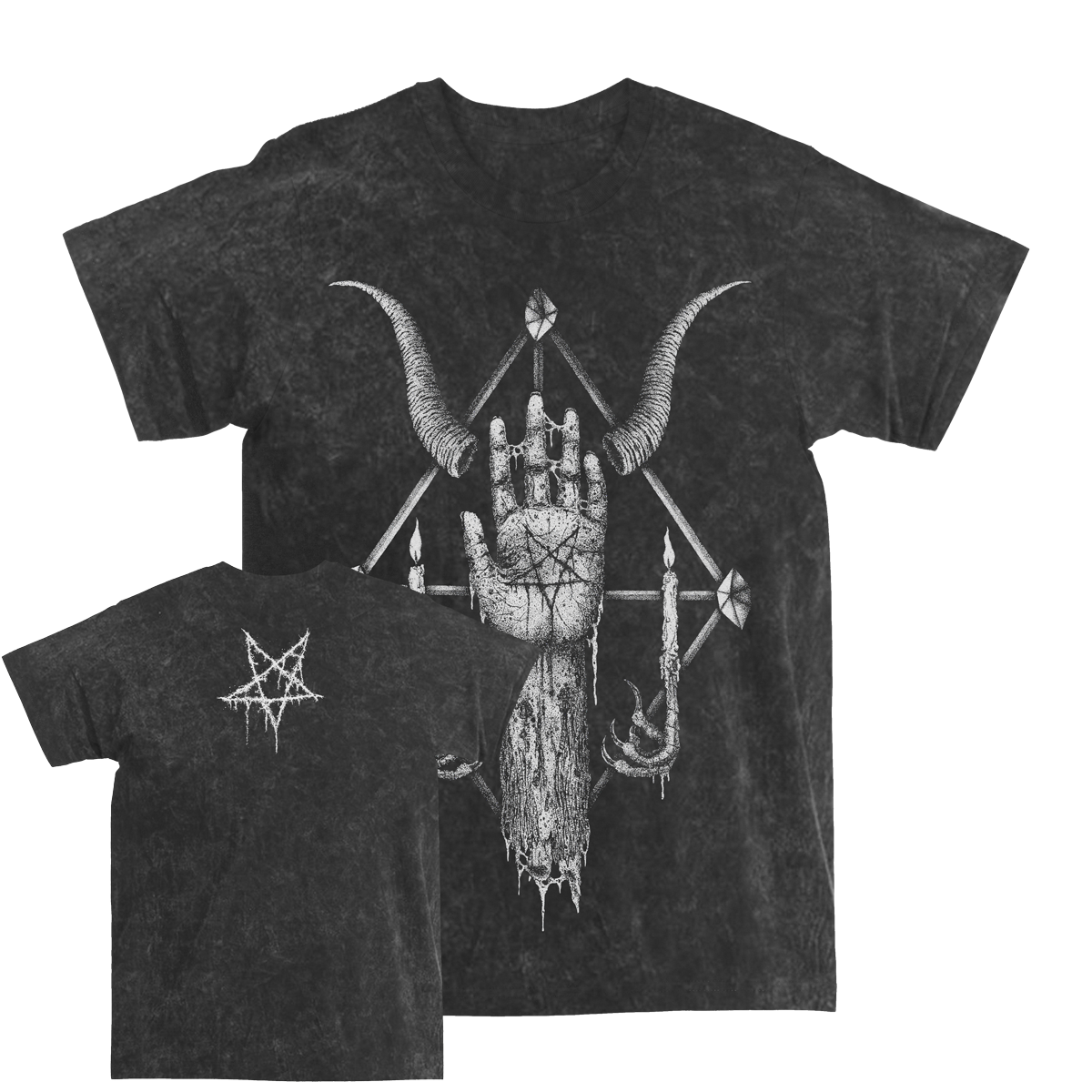 VBERKVLT "Under The Sign" Mineral Wash Black T-Shirt