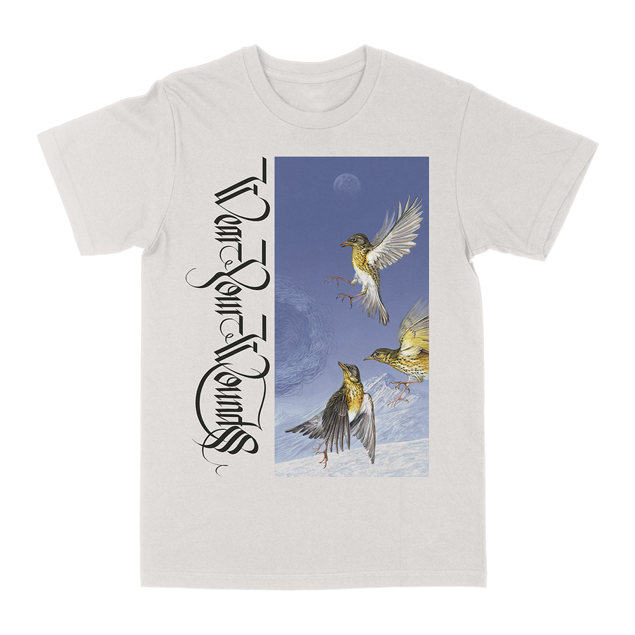 Wear Your Wounds βMercifullyβ Vintage White T-Shirt