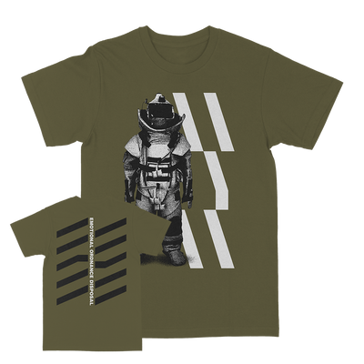 Wear Your Wounds “Emotional Ordnance Disposal” Military Green T-Shirt