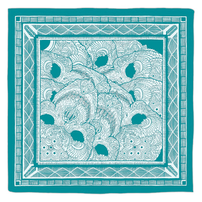 Thomas Hooper "Glitched Ornamental Skulls" Bandana