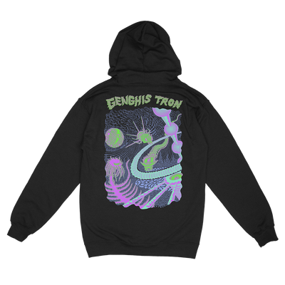 Genghis Tron “Tetsunori Trawaya” Black Zip Up Sweatshirt