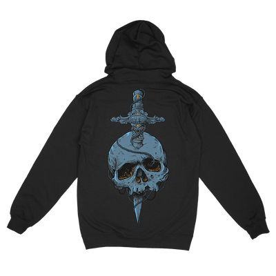 High On Fire “Skull Knife” Black Zip Up Sweatshirt