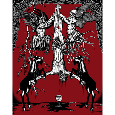 Abominable Electronics "Hail Satan Deluxe" Giclee Print