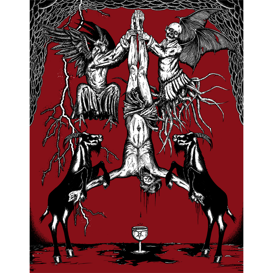 Abominable Electronics "Hail Satan Deluxe" Giclee Print