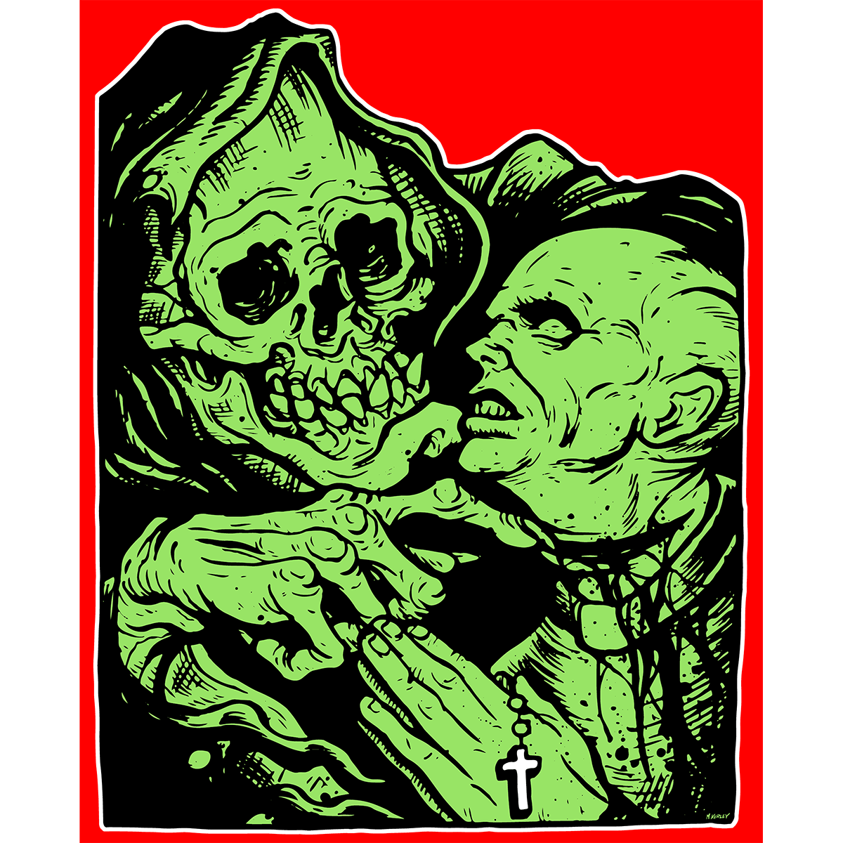 Abominable Electronics "Oppressive Cult Destroyer" Giclee Print