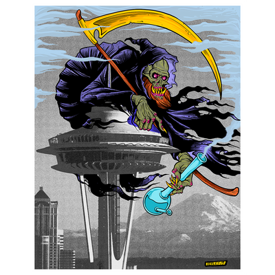 Abominable Electronics "Wicked Garden" Giclee Print