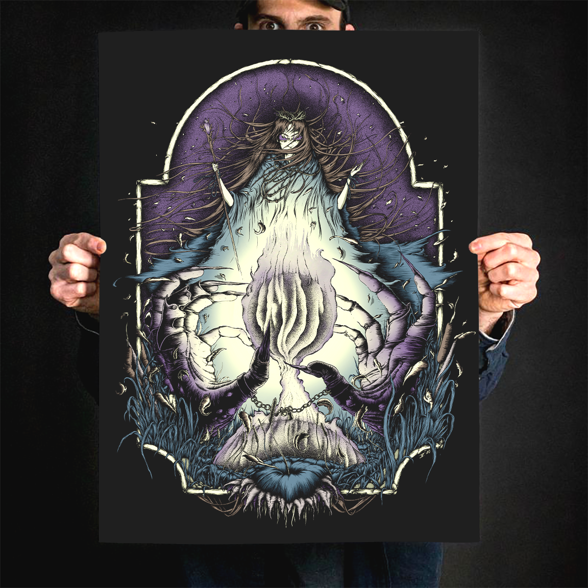 Andrew Gomez IV "Best of Hands, Mystic Queen: Color" Giclee Print