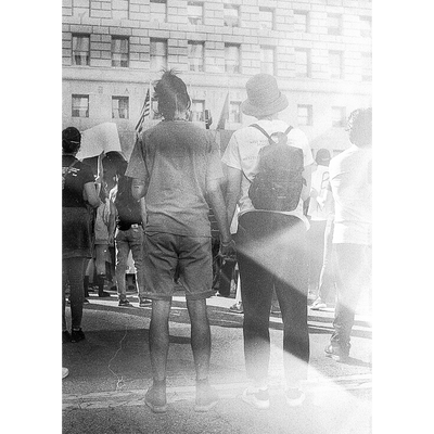 Allix Johnson "Downtown LA, 05/27/20" Giclee Print