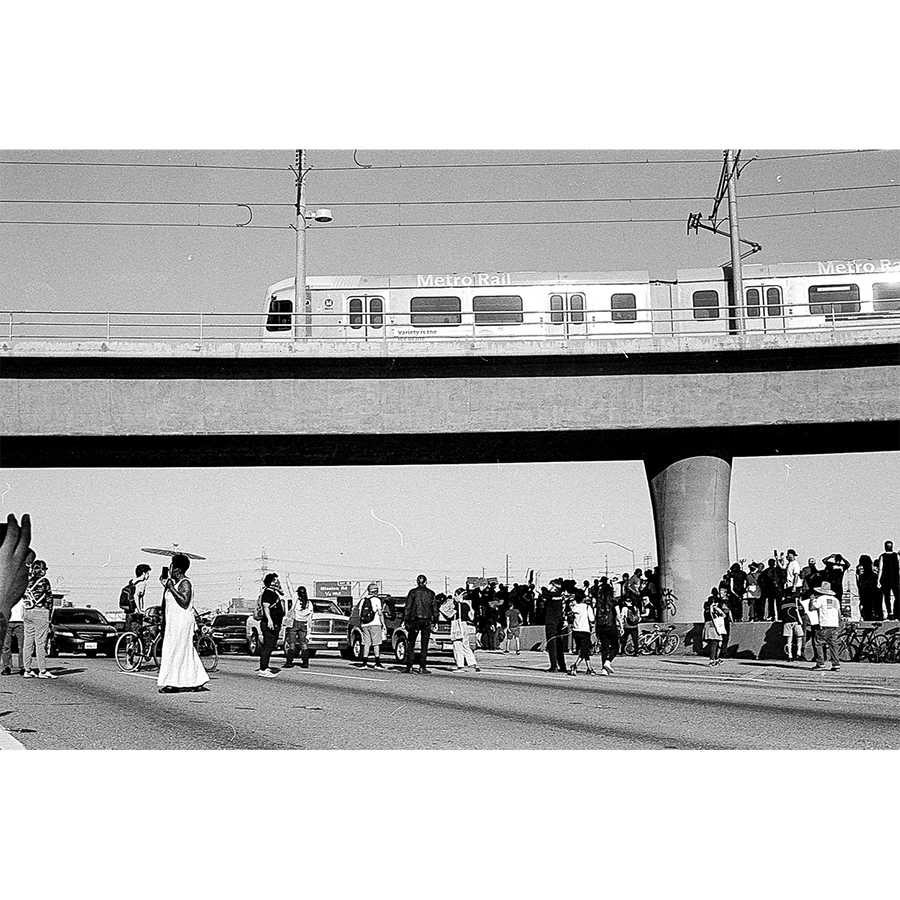 Allix Johnson "Downtown LA - 2, 05/27/20" Giclee Print