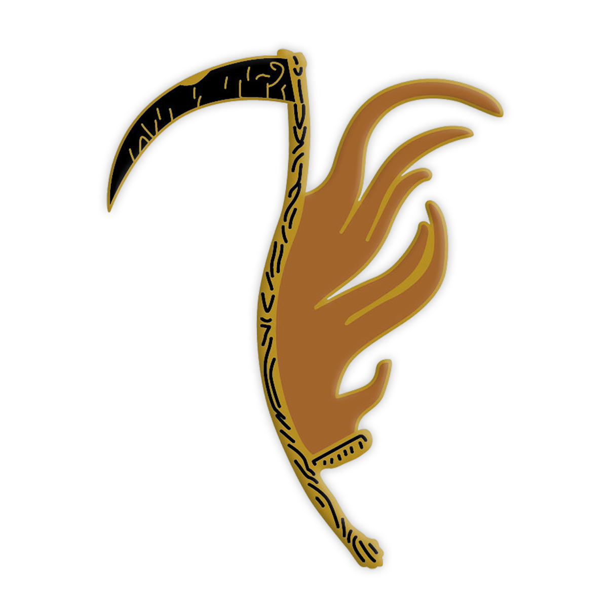 Greet Death "Axe" Enamel Pin