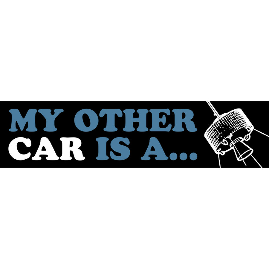 Cave In βMy Other Car Is Aβ¦ (Blue)β Bumper Sticker