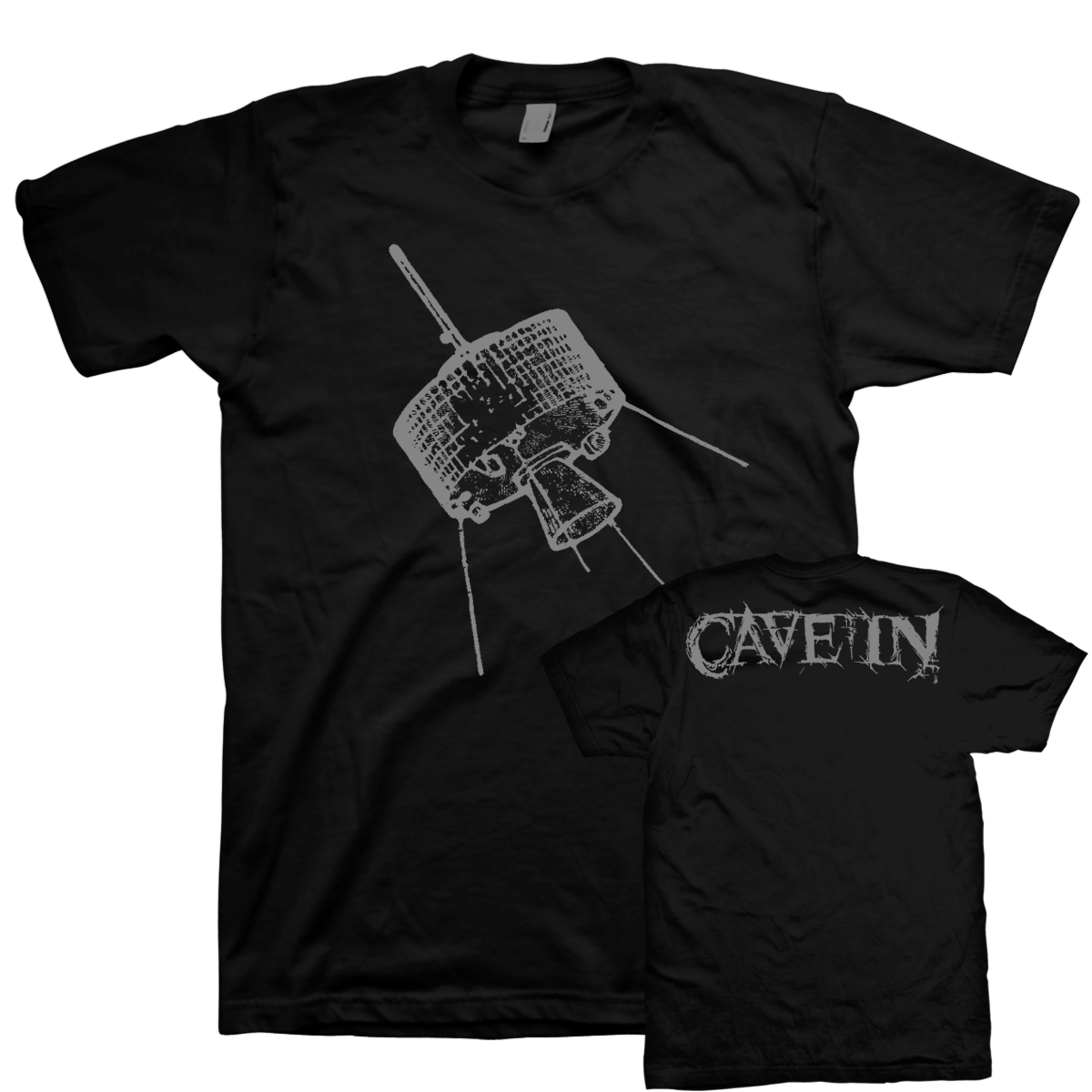 Cave In "Grey Satellite" Black T-Shirt
