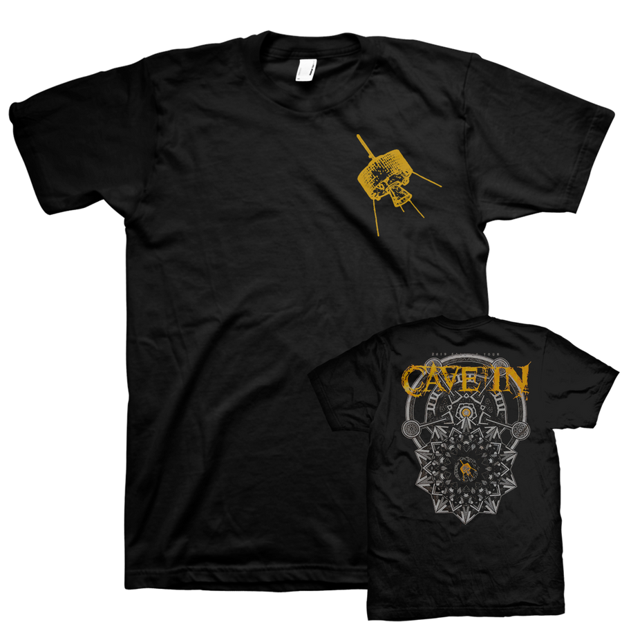 Cave In "Satellite Pocket" Black T-Shirt