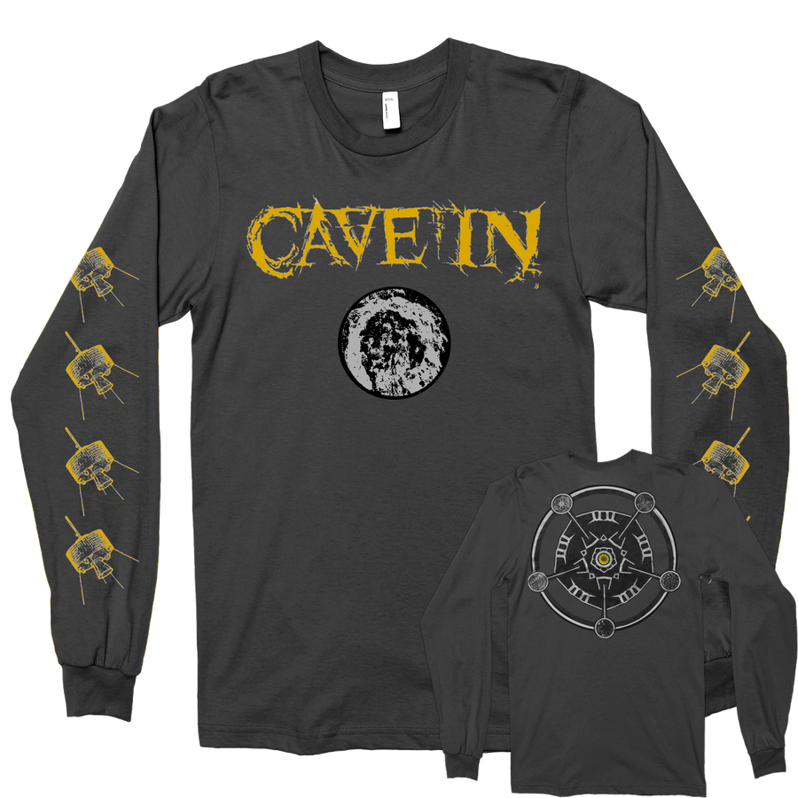 Cave In "Yellow Logo" Grey Longsleeve