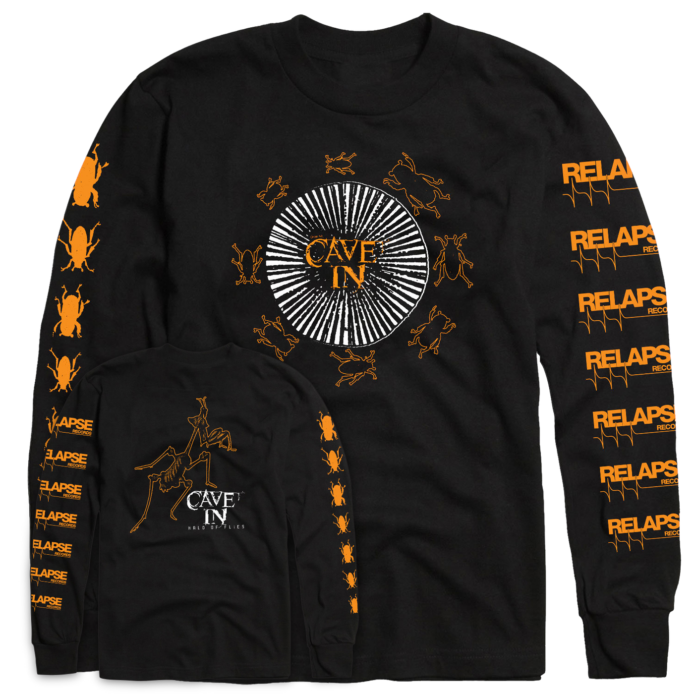 Cave In "Halo Of Flies" Black Longsleeve