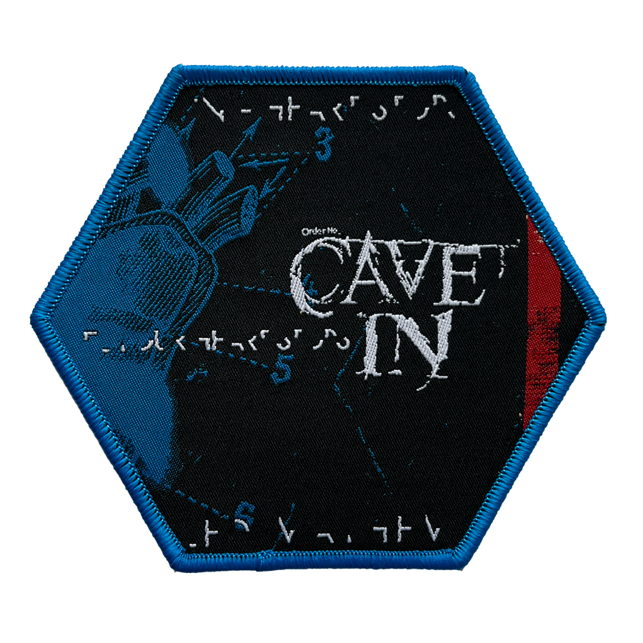 Cave In "Until Your Heart Stops" Blue Embroidered Patch