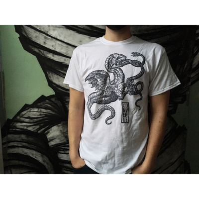 Converge "Evil Eats Evil" White T-Shirt