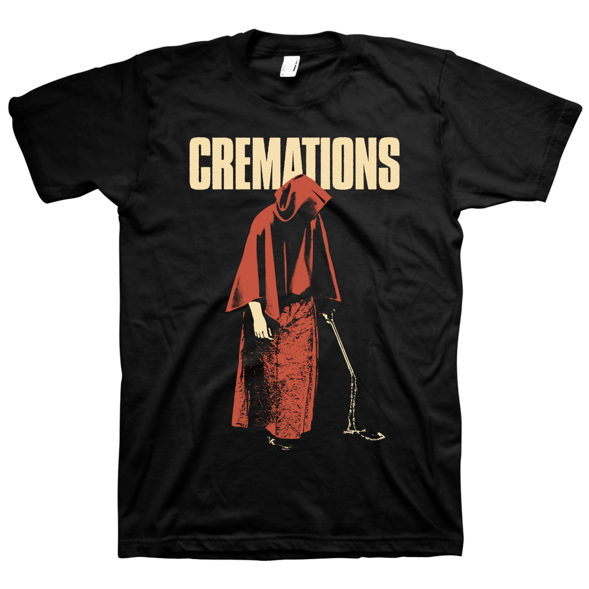 Cremations "Monk" Black T-Shirt