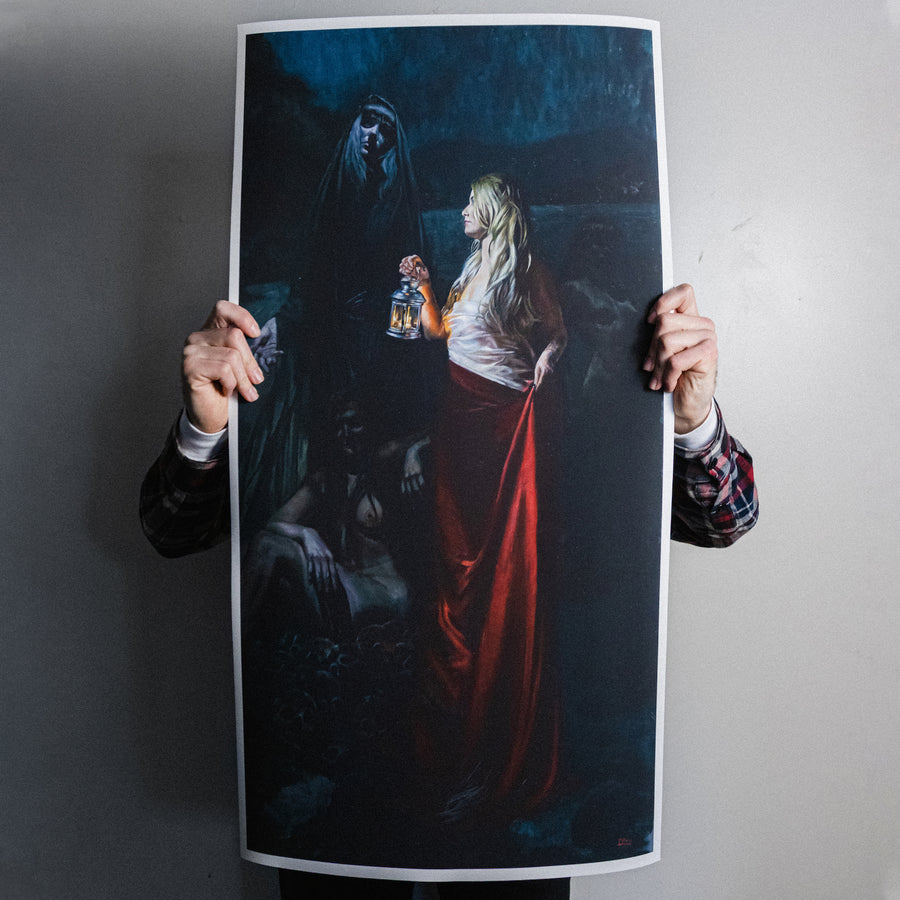 Daire Lynch "Angels Of Darkness" Giclee Print
