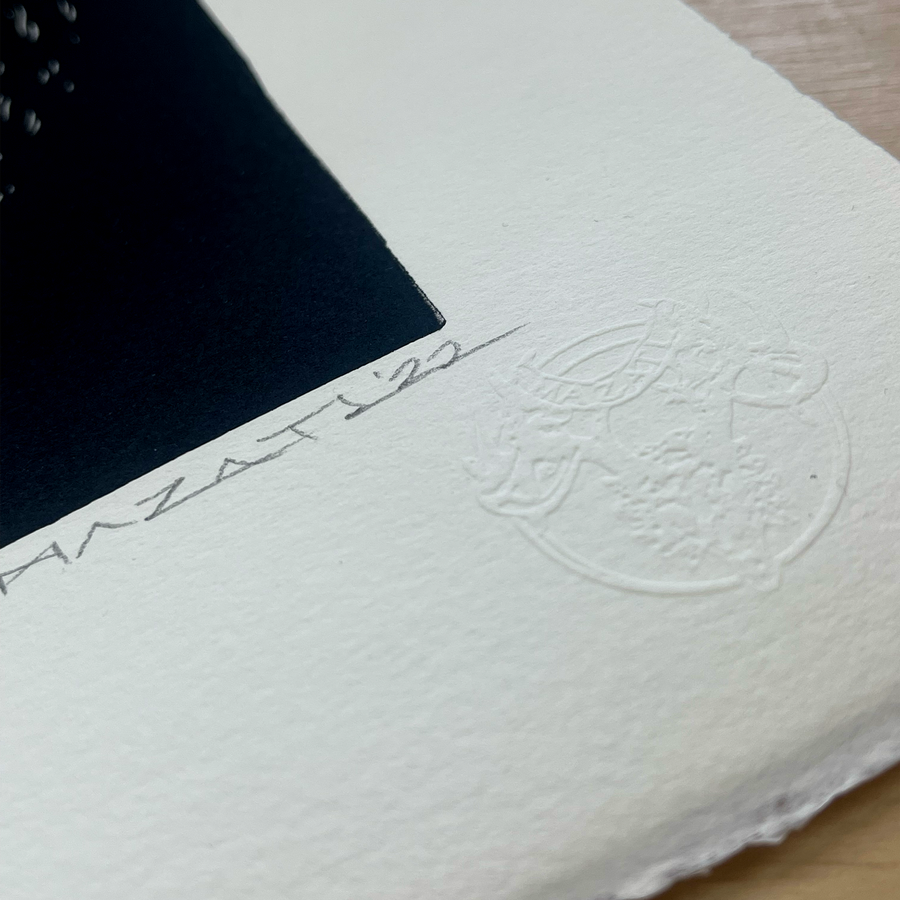 Mazatl βTransformaciΓ³n de un Nagual IIβ Linocut Print