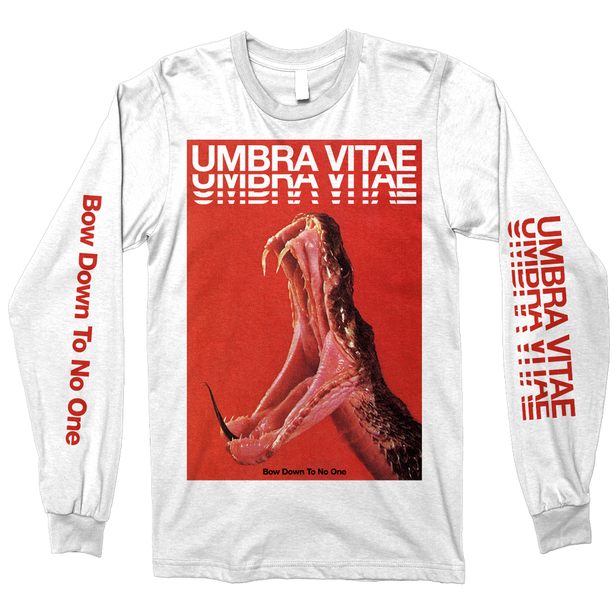 Umbra Vitae "Bow Down" White Longsleeve