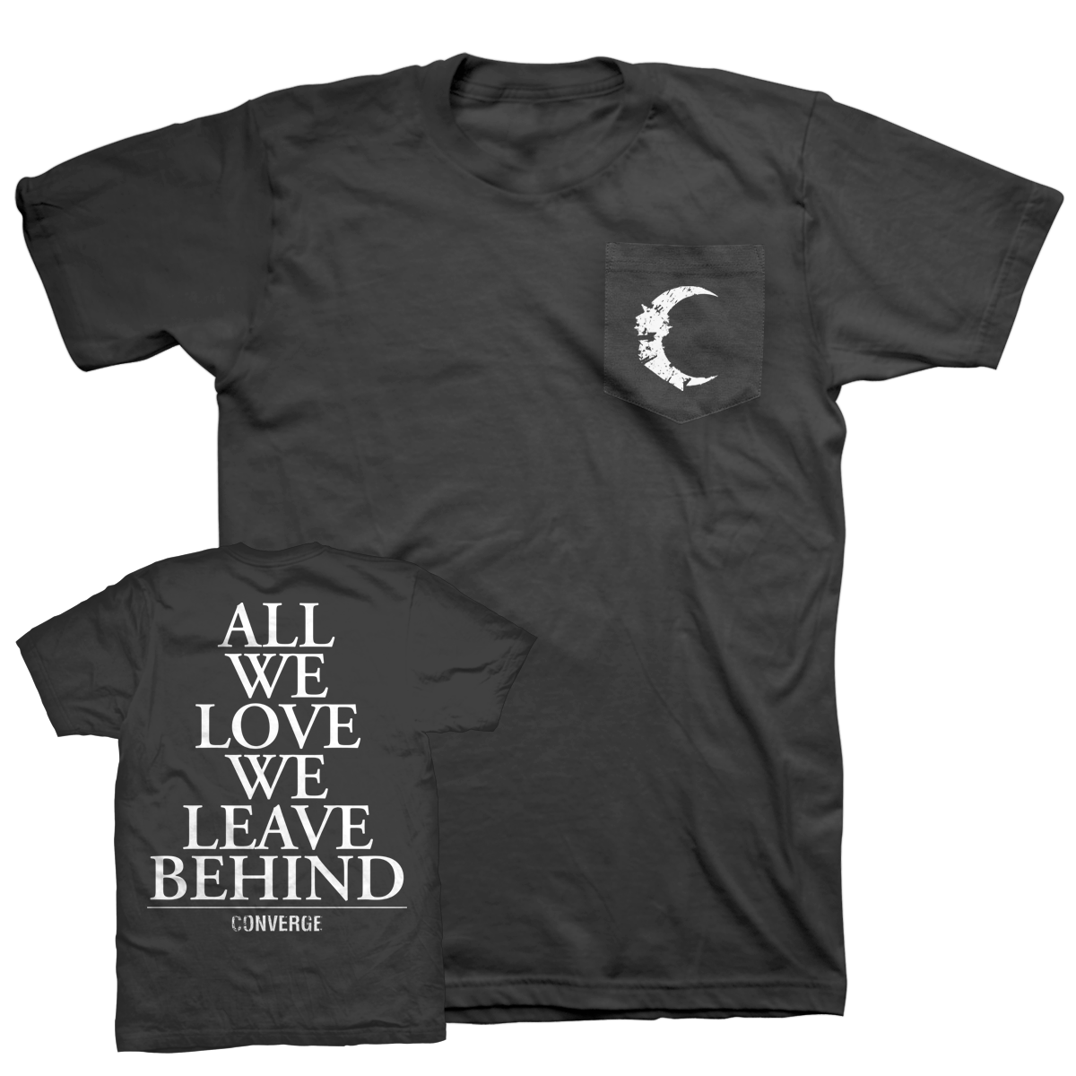 Converge "Moon Pocket" Graphite T-Shirt