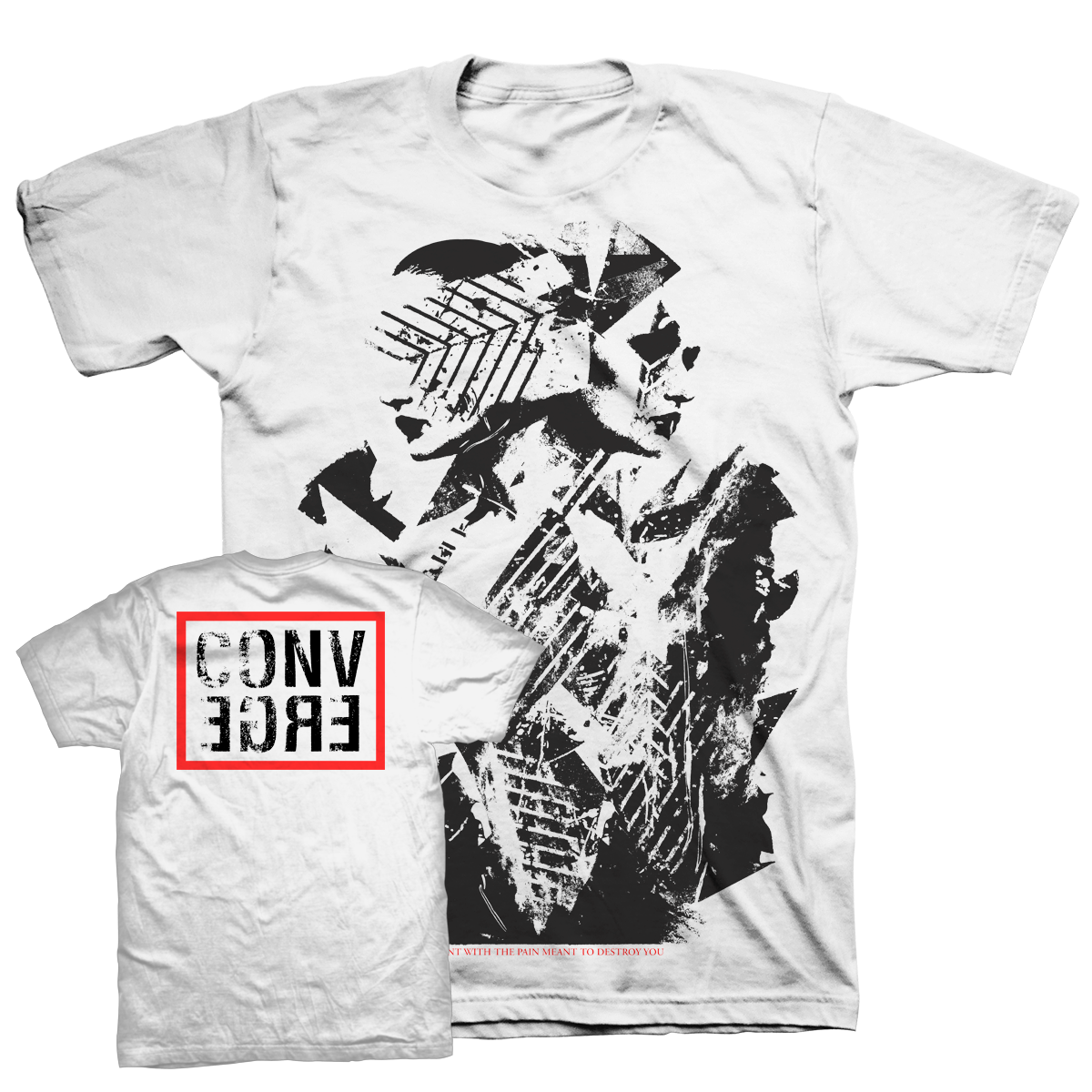 Converge "Paint With The Pain" White T-Shirt