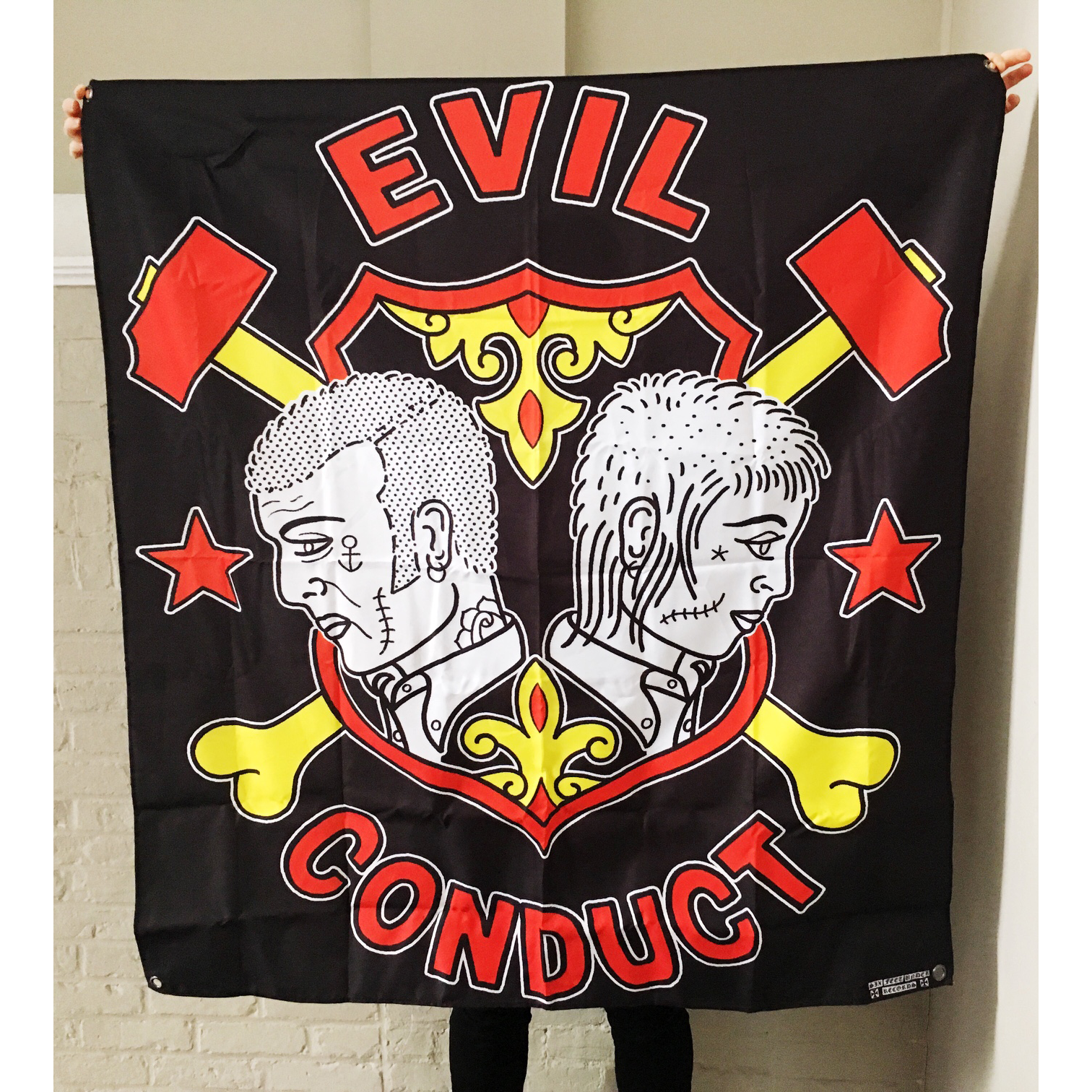 Evil Conduct "Skull & Cross Bones" Banner