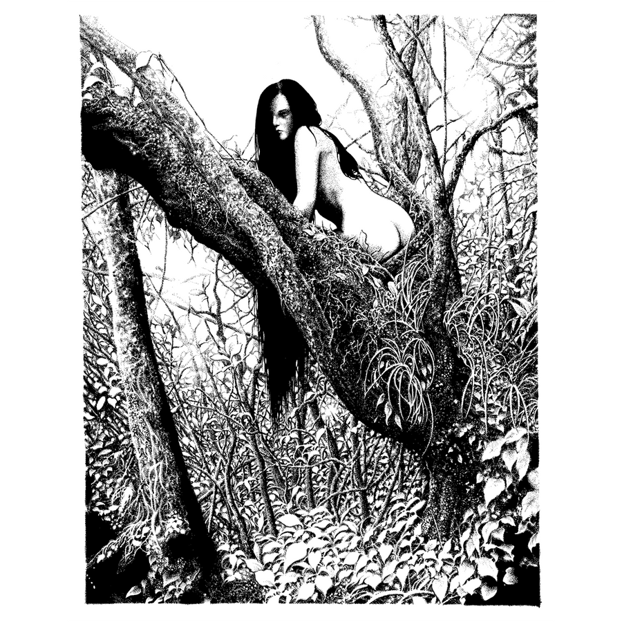 Fajar Allanda "Lonely Mountain" Giclee Print