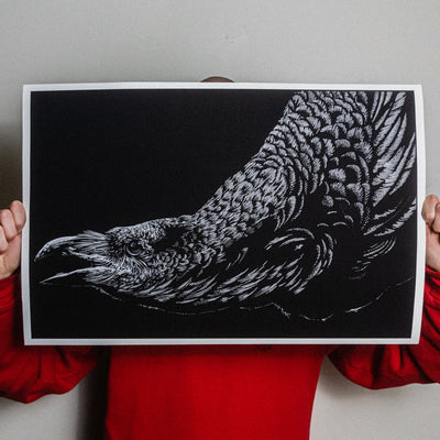 Fajar Allanda "Raven" Giclee Print
