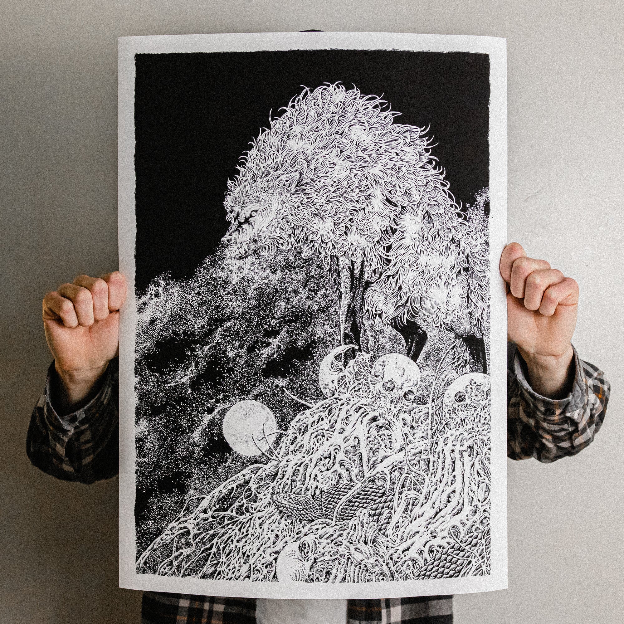 Fajar Allanda "Canis Dirus" Giclee Print