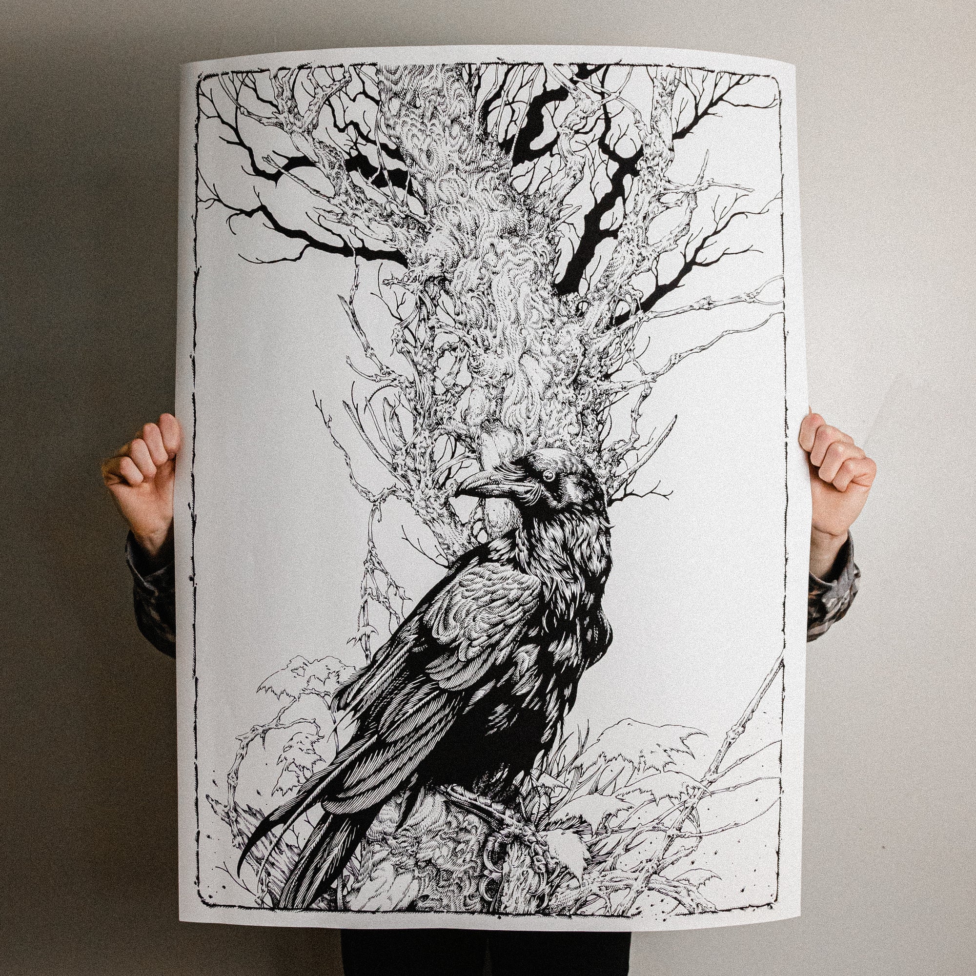 Fajar Allanda "Crow" Giclee Print