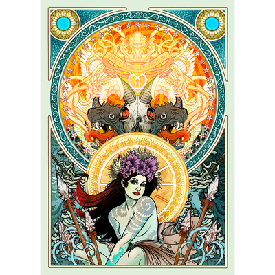 Florian Bertmer x Converge "Lonewolves" Giclee Print