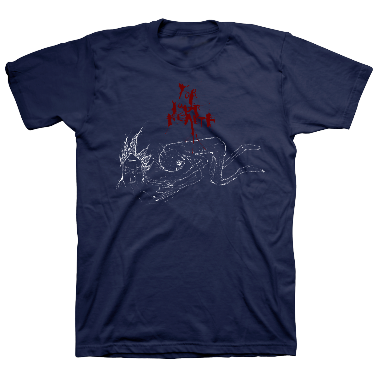 For Your Health "Prayer" Blue T-Shirt